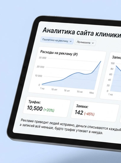 Пример карточки клиники в Google Картах и Яндекс.Картах