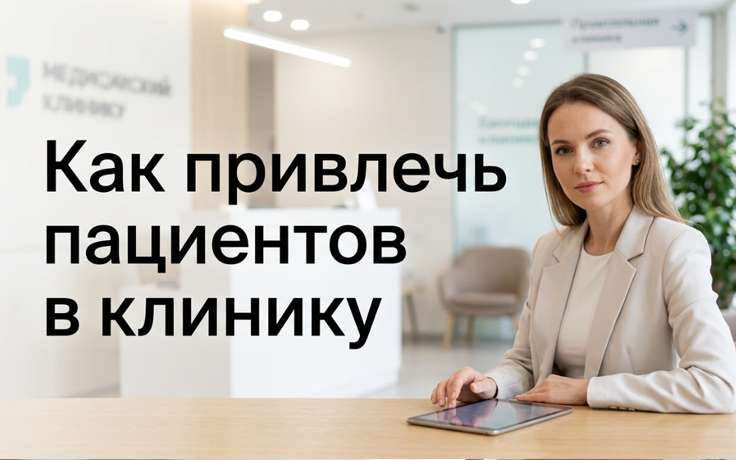 Обложка статьи: Руководство по медицинскому маркетингу 2026 года - как привлечь пациентов в клинику