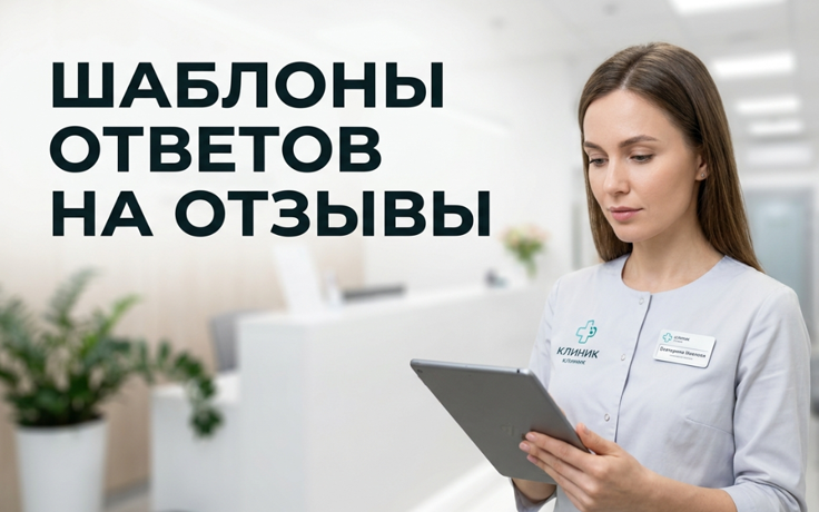 Обложка статьи: Шаблоны ответов на отзывы: как клинике в России грамотно работать с негативом пациентов